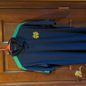 Notre dame Golf shirt by Under Armour NWT